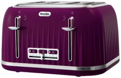 Breville - Toaster - Impressions - 4 Slice - Damson